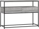 vidaXL Stolik konsolowy, szary dąb sonoma, 100x40x75 cm 2