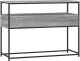 vidaXL Stolik konsolowy, szary dąb sonoma, 100x40x75 cm 8