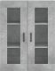 vidaXL Witrynka, szarość betonu 69,5x34x180 cm materiał drewnopochodny 6
