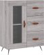vidaXL Witrynka szary dąb sonoma 69,5x34x180cm materiał drewnopochodny 7