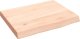 vidaXL Blat do łazienki, 40x30x(2-4) cm, surowe, lite drewno 2
