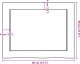 vidaXL Blat do łazienki, 40x30x(2-4) cm, surowe, lite drewno 9