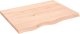 vidaXL Blat do łazienki, 80x60x(2-4) cm, surowe, lite drewno 2
