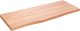 vidaXL Blat do łazienki, jasnobrązowy, 100x40x(2-4) cm, lite drewno 2