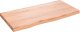 vidaXL Blat do łazienki, jasnobrązowy, 80x40x(2-4) cm, lite drewno 2
