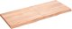 vidaXL Blat do łazienki, jasnobrązowy, 120x50x(2-4) cm, lite drewno 2