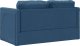 vidaXL Sofa podłogowa 2-w-1, niebieska, 112x174x55 cm, tkanina 7