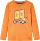 vidaXL Koszulka dziecięca z długimi rękawami, ciemny pomarańcz, 116 1