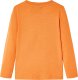 vidaXL Koszulka dziecięca z długimi rękawami, ciemny pomarańcz, 116 2
