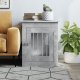vidaXL Kojec dla psa, szary beton 55x75x65 cm, materiał drewnopochodny 2