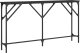 vidaXL Stolik konsolowy, czarny, 140x23x75 cm, materiał drewnopochodny 1