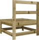 vidaXL Ogrodowa sofa środkowa, impregnowane drewno sosnowe 2