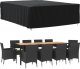 vidaXL Pokrowce na meble ogrodowe, 2 szt., 350x260x90 cm, Oxford 3