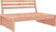 vidaXL Sofa środkowa do ogrodu, 120x80 cm, lite drewno daglezjowe 2