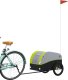 vidaXL Przyczepka rowerowa, czarno-zielona, 30 kg, żelazo 3