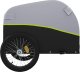 vidaXL Przyczepka rowerowa, czarno-zielona, 30 kg, żelazo 7
