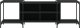 vidaXL Szafka pod TV, czarna, 153x37x50 cm 4