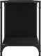 vidaXL Szafka pod TV, czarna, 153x37x50 cm 5