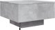 vidaXL Stolik kawowy z podświetleniem LED, szarość betonu, 55x55x31 cm 9