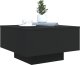 vidaXL Stolik kawowy, czarny, 55x55x31 cm 4