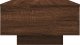 vidaXL Stolik kawowy z podświetleniem LED, brązowy dąb, 55x55x31 cm 6