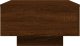 vidaXL Stolik kawowy z podświetleniem LED, brązowy dąb, 55x55x31 cm 8