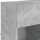 vidaXL Ścienna szafka TV z LED, szarość betonu, 58,5x30x60,5 cm 11
