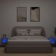 vidaXL Ścienne szafki TV z LED, 2 szt., szarość betonu, 30x28,5x30 cm 3