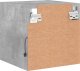 vidaXL Ścienne szafki TV z LED, 2 szt., szarość betonu, 30x28,5x30 cm 10
