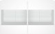 vidaXL Ścienna szafka TV z LED, biała, 98,5x30x60,5 cm 7