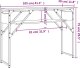 vidaXL Stolik konsolowy, dąb sonoma, 105x30x75 cm 9