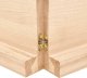 vidaXL Blat do łazienki, 200x50x(2-6) cm, surowe, lite drewno 7