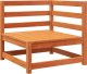 vidaXL Ogrodowa sofa narożna, woskowy brąz, 70x70x67 cm, sosnowa 2