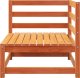 vidaXL Ogrodowa sofa narożna, woskowy brąz, 70x70x67 cm, sosnowa 4