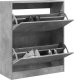 vidaXL Szafka na buty, szarość betonu, 80x34x96,5 cm 1