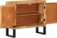 vidaXL Szafka, 80x30x71 cm, lite surowe drewno mango i metal 2