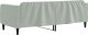 vidaXL Sofa z funkcją spania, jasnoszara, 90x200 cm, obita aksamitem 5
