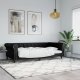 vidaXL Sofa z funkcją spania, czarna, 100x200 cm, obita sztuczną skórą 1