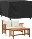 vidaXL Pokrowiec na meble ogrodowe, czarny, 135x135x90 cm, wodoodporny 2