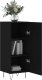 vidaXL Szafka, czarna, 34,5x34x90 cm, materiał drewnopochodny 4