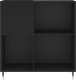 vidaXL Szafka na płyty, czarna, 84,5x38x89 cm, materiał drewnopochodny 4