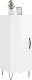 vidaXL Szafka, biała, połysk, 34,5x34x90 cm 3