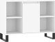 vidaXL Szafka łazienkowa, biała 80x33x60 cm, materiał drewnopochodny 1
