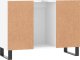 vidaXL Szafka łazienkowa, biała 80x33x60 cm, materiał drewnopochodny 7