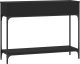 vidaXL Stolik konsolowy, czarny, 100x30,5x75 cm 6