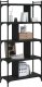 vidaXL 5-poziomowy regał na książki, czarny, 76x32x158 cm 3
