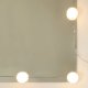 vidaXL Toaletka z lampkami LED, czarna, 90x42x132,5 cm 10