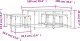 vidaXL Stoliki kawowe, wsuwane jeden pod drugi, 5 szt., czarne 8