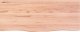 vidaXL Blat do łazienki, jasnobrązowy, 100x40x2 cm, lite drewno 3