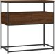 vidaXL Stolik konsolowy, brązowy dąb, 75x40x75 cm 2